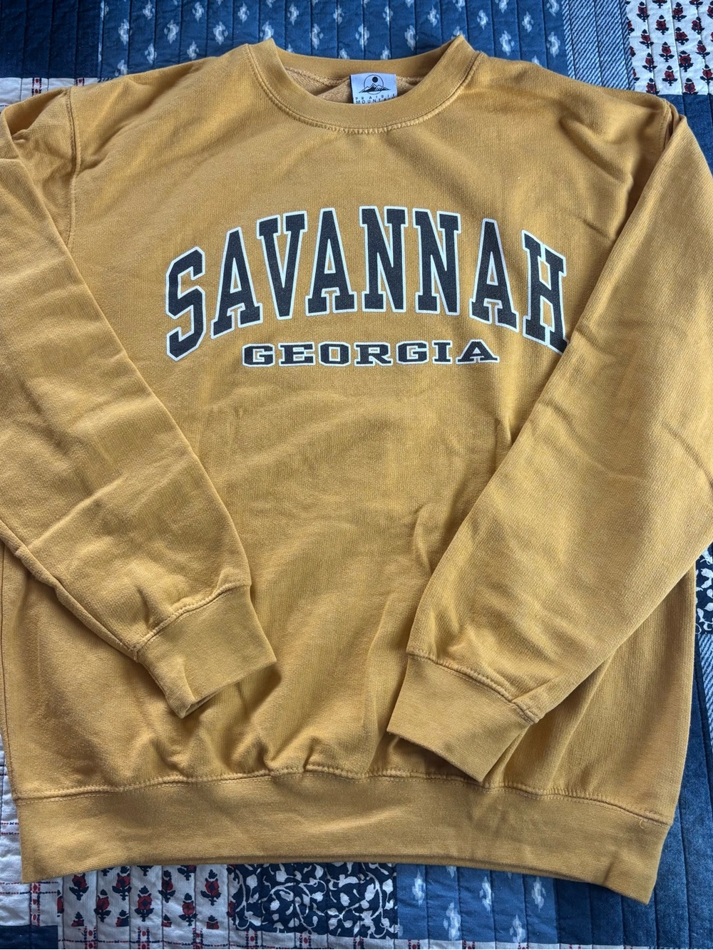 Savannah Georgia Mustard Crewneck Sweatshirt - Men's